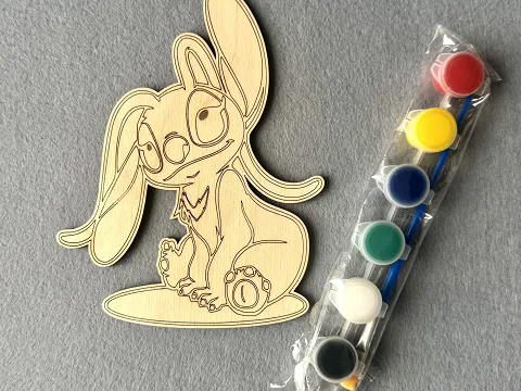 Набір для творчості дерев'яна розмальовка  # 29