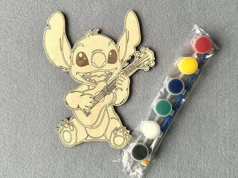 Набор для творчества деревянная раскраска #32