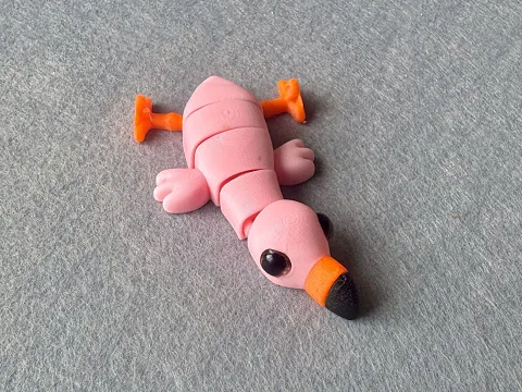 Брелок Фламинго надрукована на 3Д принтері