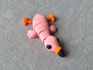 Брелок Фламинго надрукована на 3Д принтері