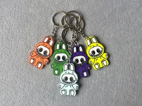 Брелок  надрукована на 3Д принтері - 10 шт