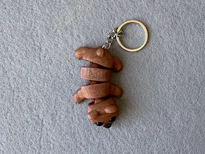 Брелок Бобер напечатана на 3Д принтере