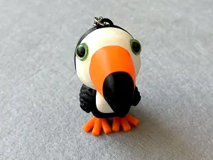 Брелок Тукан надрукований на 3Д принтері