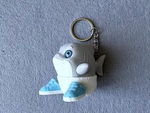 Брелок  Акула Малюк надрукований на 3Д принтері