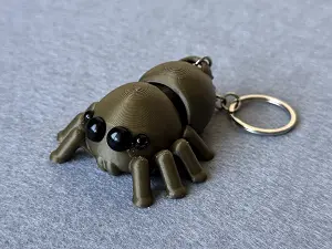 Брелок Павук надрукований на 3Д принтері