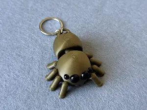 Брелок Павук надрукований на 3Д принтері