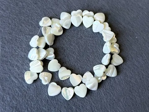 Перламутр Серце - 10 мм