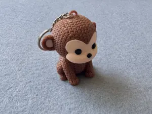 Брелок Мавпа надрукований на 3Д принтері