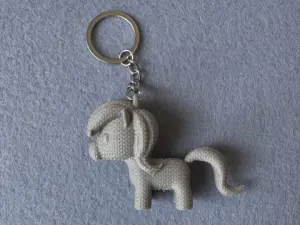 Брелок Поні надрукований на 3Д принтері