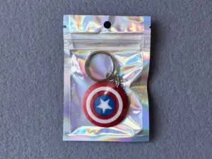 Брелок Щит надрукований на 3Д принтері