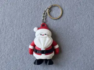 Брелок Дід Мороз надрукований на 3Д принтері