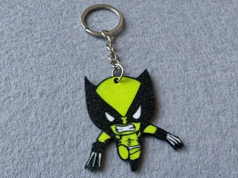 Брелок Росомаха — 10 шт