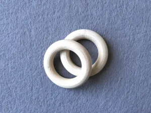 Кільця дерев'яні - 4 см - 10 шт