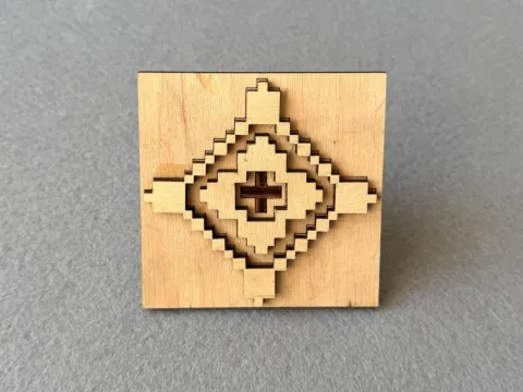 Штамп для вибійки №3 - 6×6 см