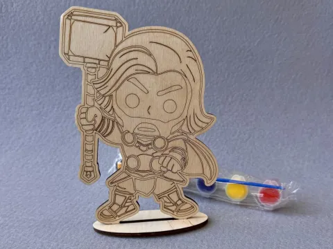 Набір для творчості дерев'яні розмальовки # 39