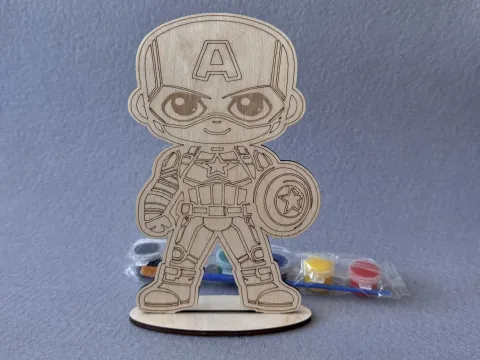 Набір для творчості дерев'яні розмальовки # 41