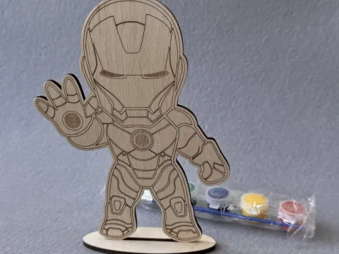 Набір для творчості дерев'яні розмальовки # 43