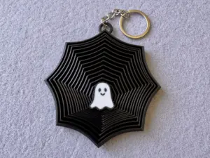 Брелок Павутина надрукований на 3Д принтері