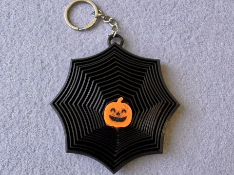 Брелок Павутина надрукований на 3Д принтері