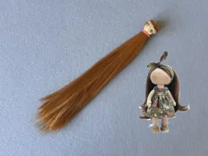 Волосся (Треси) для ляльок - Прямі -довжина - 20 см  (№4)