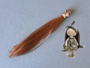 Волосся (Треси) для ляльок - Прямі -довжина - 20 см  (№5)