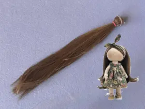 Волосся (Треси) для ляльок - Прямі -довжина - 30 см  (№7)