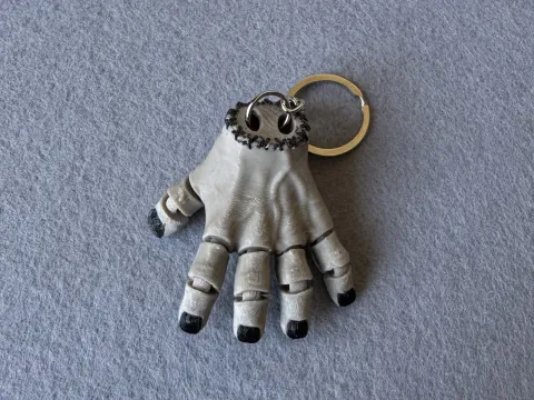 Брелок Рука надрукована на 3Д принтері