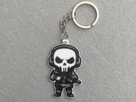 Брелок Череп — 10 шт