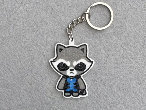 Брелок Єнот - 10 шт