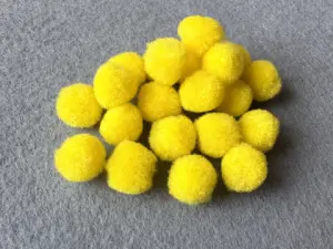 Намистини текстильні - 1.5см (1000шт)