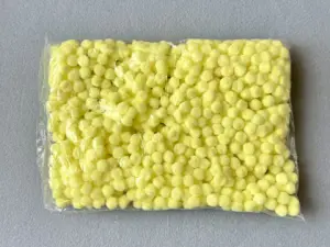 Бусины текстильные - 1.5см (1000шт)