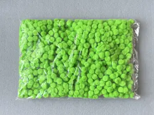 Бусины текстильные - 1.5см (1000шт)