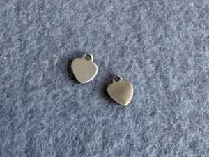 Підвіска Серце 6 мм - 10 шт