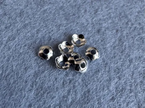 Шапочка з нержавіючої сталі для намистин - 50 шт