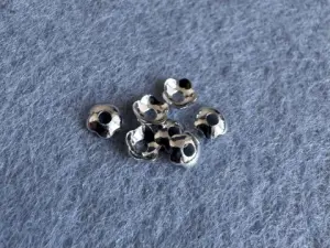 Шапочка з нержавіючої сталі для намистин - 50 шт