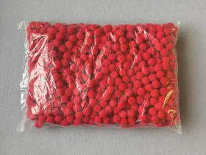 Намистини текстильні люкс - 1.5см (1000шт)