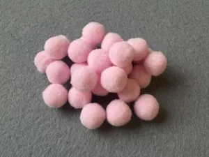 Намистини текстильні люкс - 1.5см (1000шт)