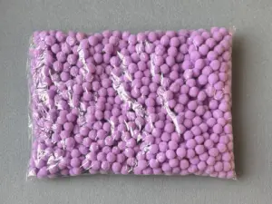 Намистини текстильні люкс - 1.5см (1000шт)