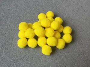 Намистини текстильні люкс - 1.5см (1000шт)