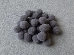 Намистини текстильні люкс - 1.5см (1000шт)