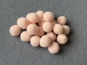 Намистини текстильні люкс - 1.5см (1000шт)