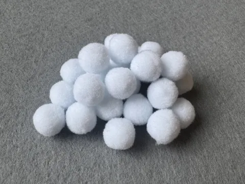 Намистини текстильні люкс - 1.5см (1000шт)