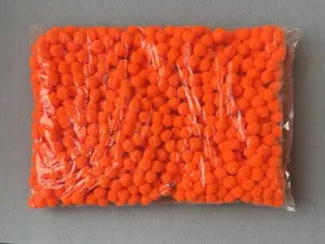 Намистини текстильні люкс - 1.5см (1000шт)