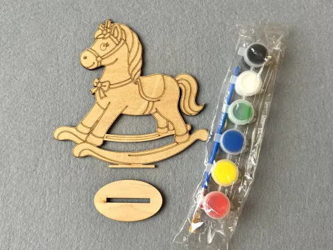 Набір для творчості дерев'яні розмальовки # 76