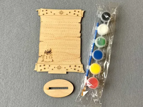 Набір для творчості дерев'яні розмальовки # 83