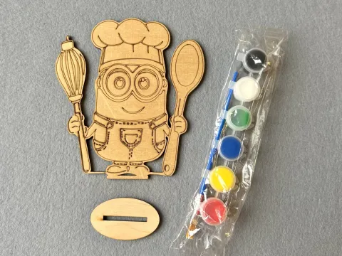 Набір для творчості дерев'яні розмальовки # 89