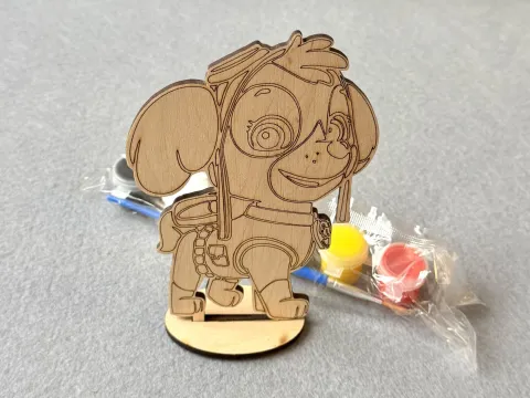 Набір для творчості дерев'яні розмальовки # 93