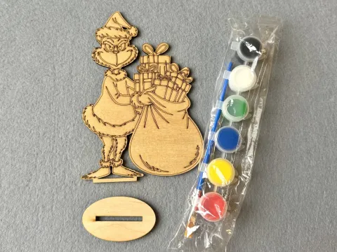 Набір для творчості дерев'яні розмальовки # 96