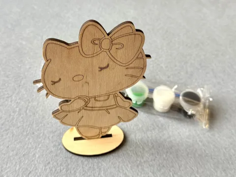 Набір для творчості дерев'яні розмальовки # 111