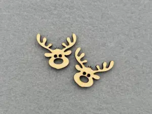 Декор із фанери "Олень" - 40 шт